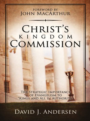 cover image of Christ's Kingdom Commission